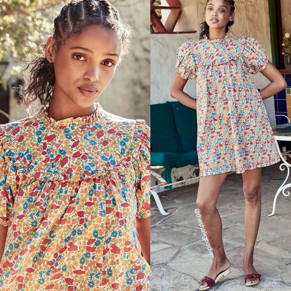 Doen Alice Dress in Poppy & Daisy Floral